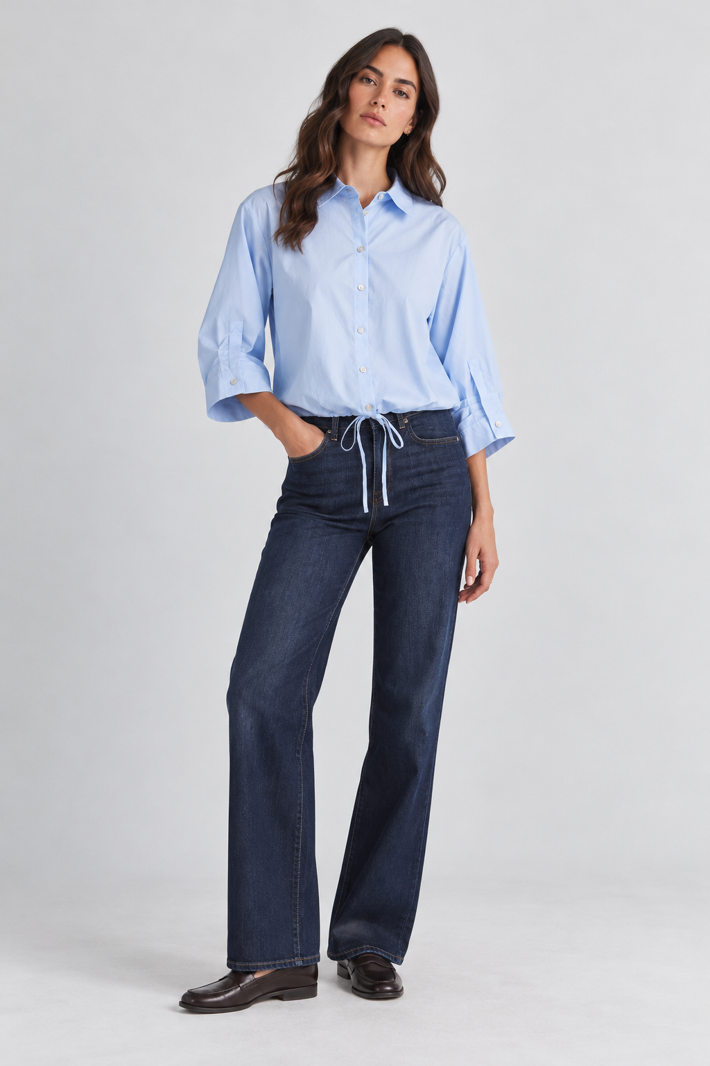 Simone Shirt-Blue