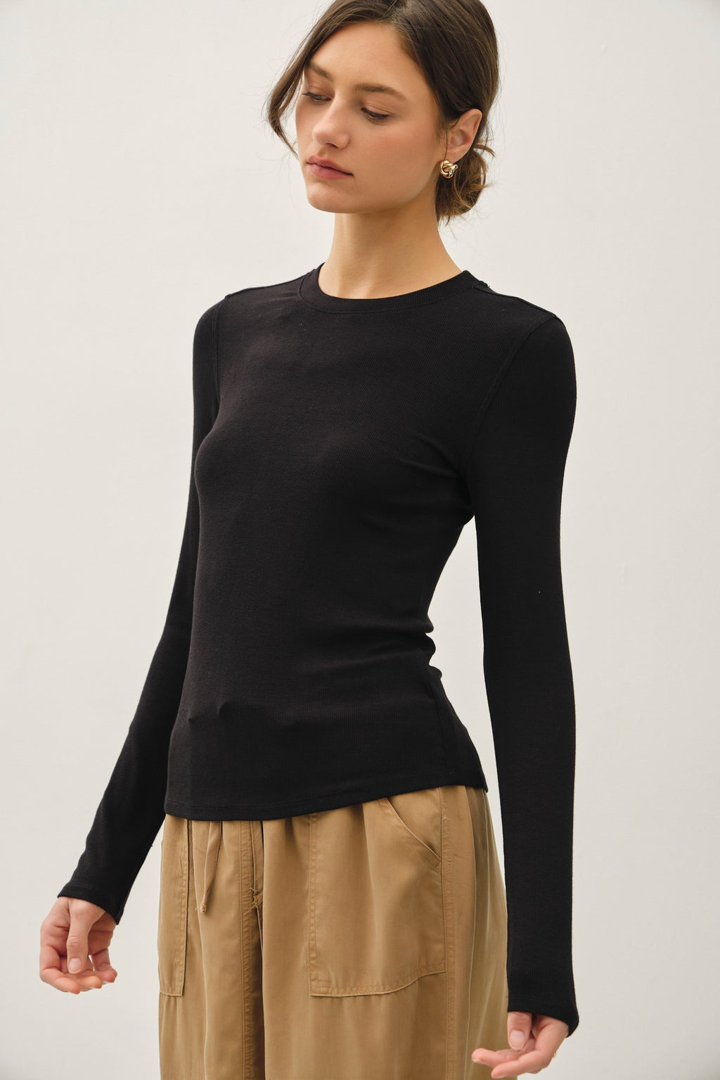 Evie Long Sleeve-Black