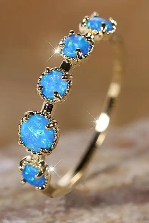Sunrise 5-Opal Ring