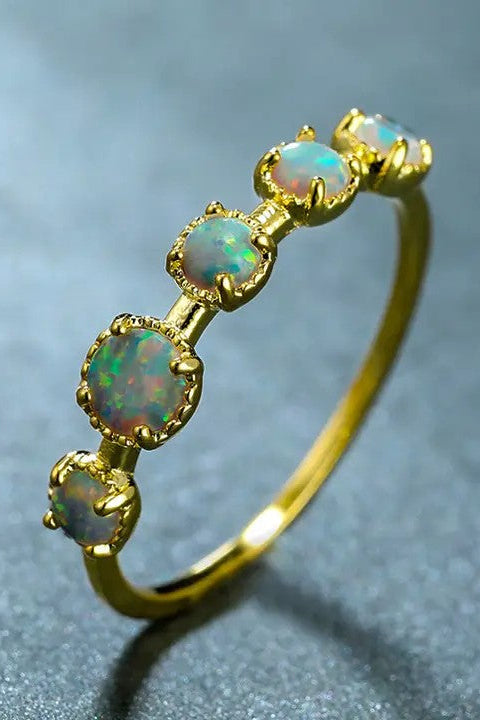 Sunrise 5-Opal Ring