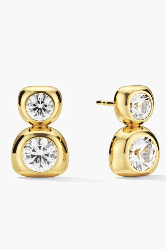 Twin Flame Stud Earrings