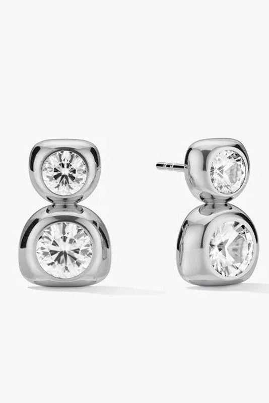Twin Flame Stud Earrings