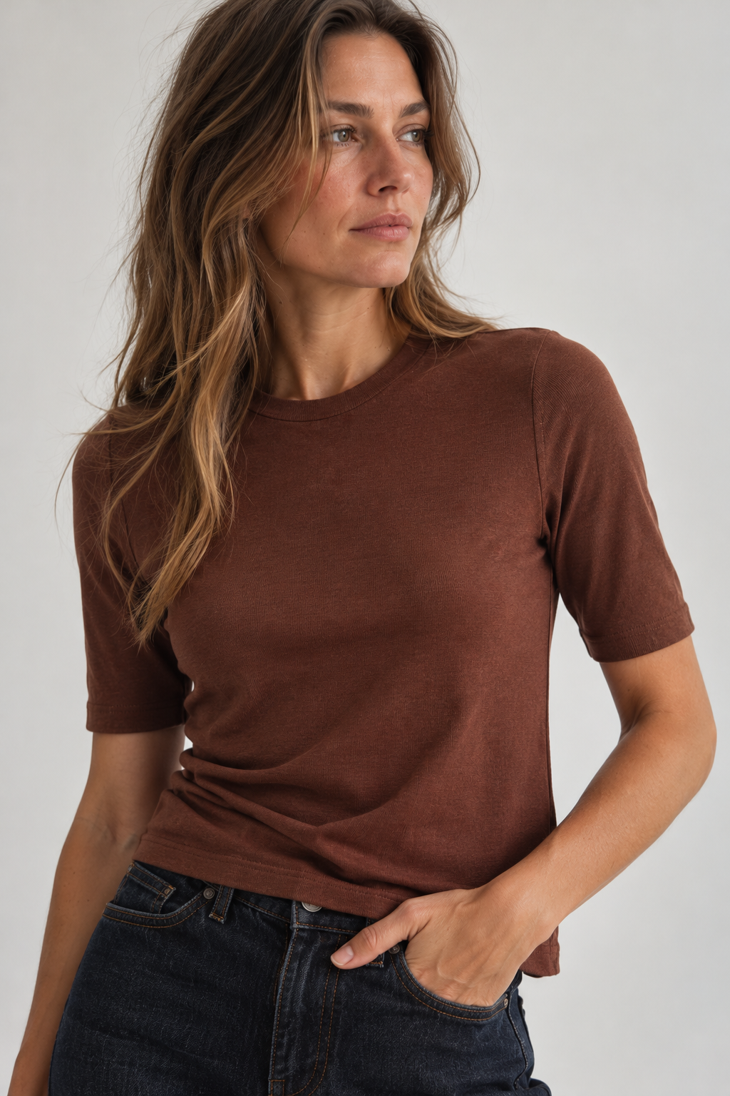 Evie Top-Chestnut