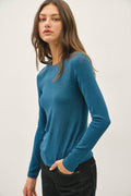 Evie Long Sleeve-Ocean