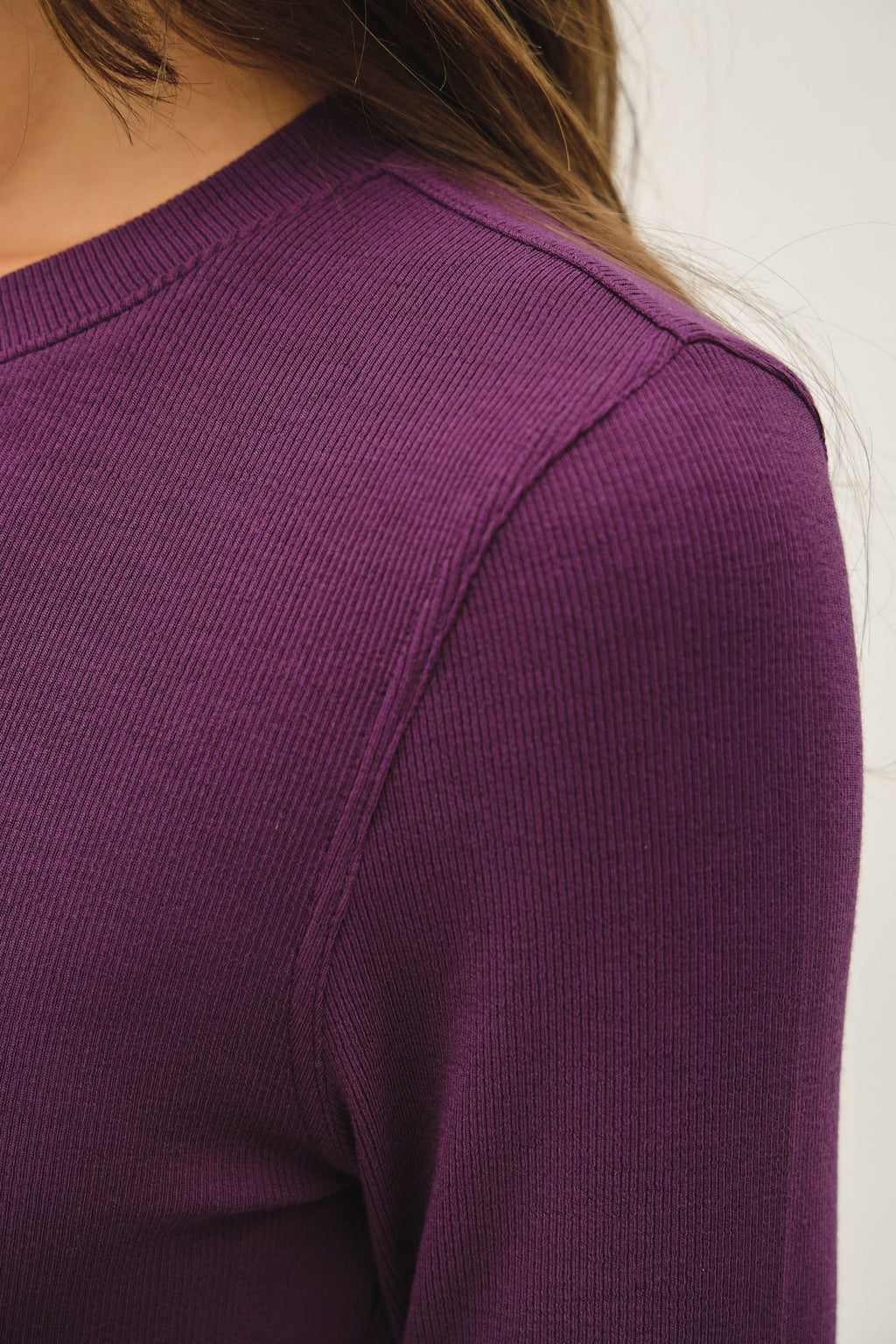 Evie Long Sleeve-Plum