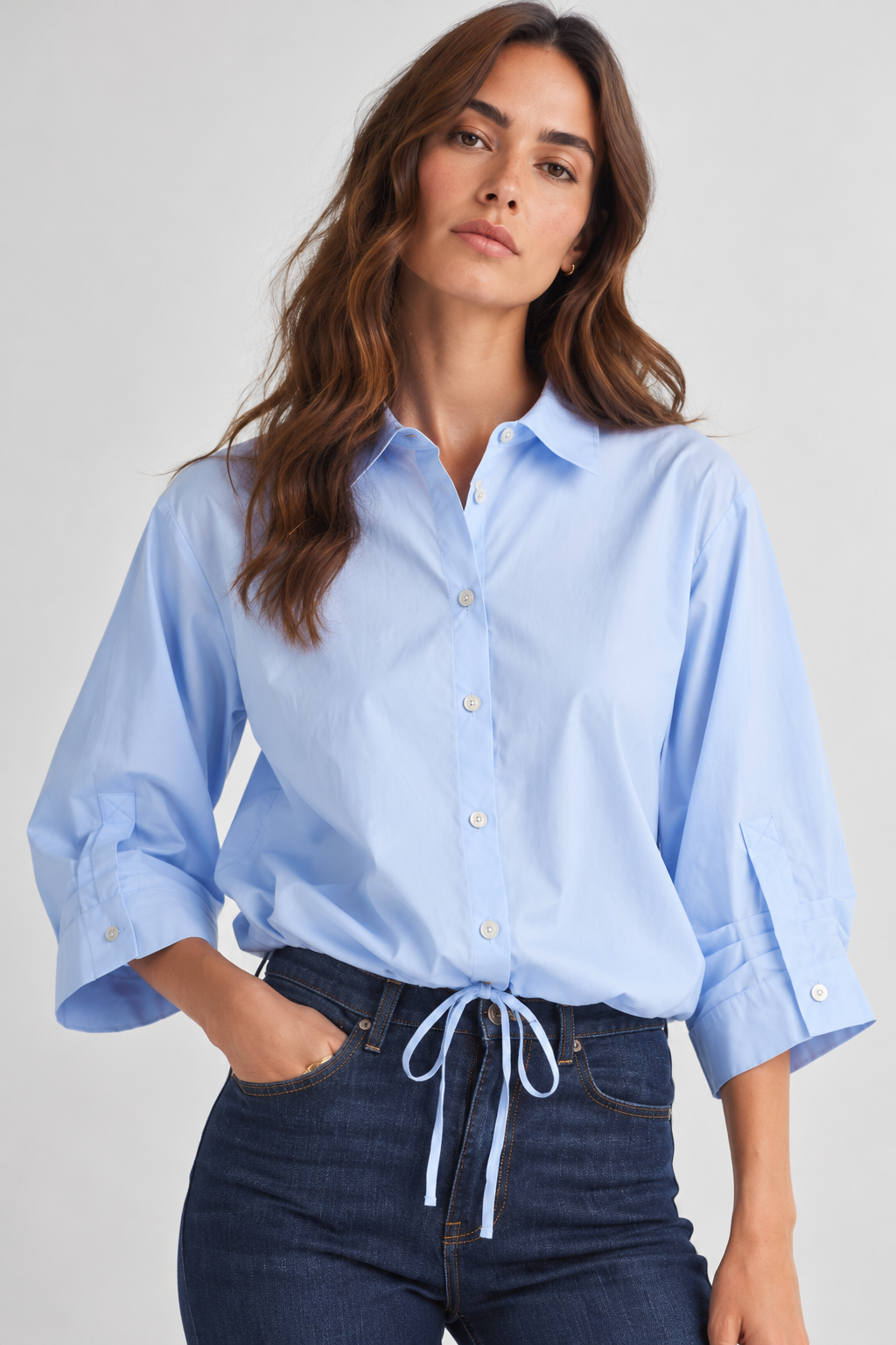 Simone Shirt-Blue