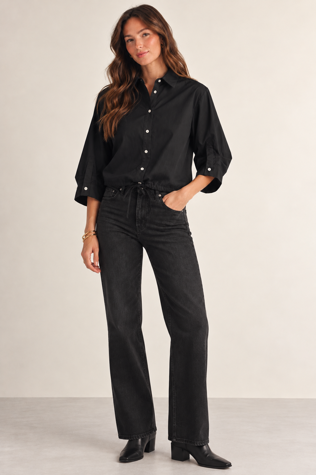Simone Shirt-Black