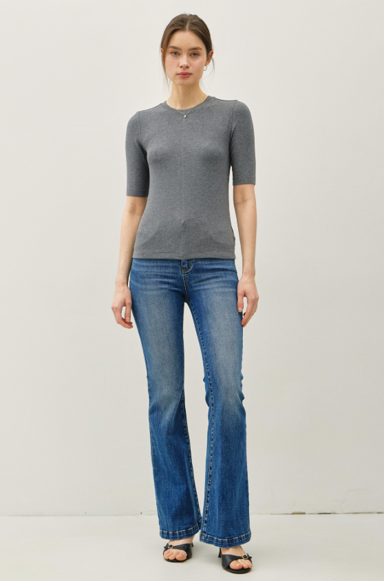 Evie Top-Heather