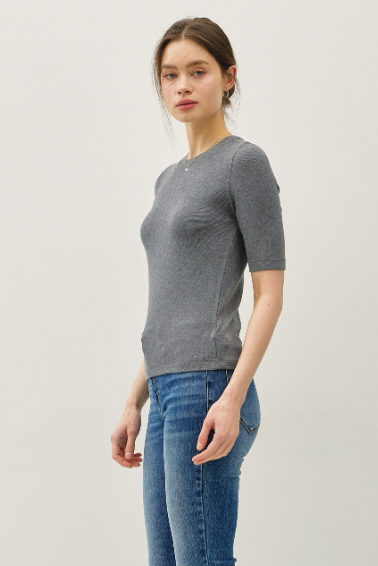 Evie Top-Heather