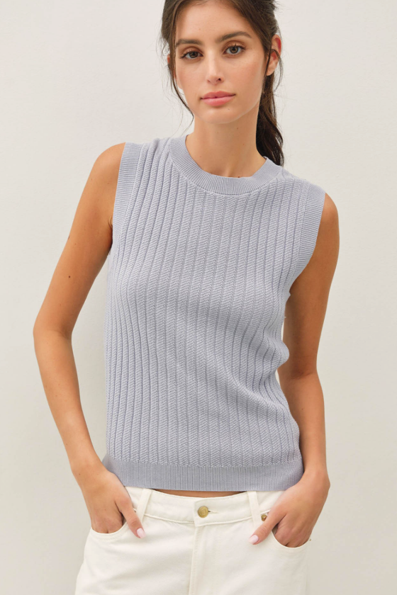 Lia Tank-Grey