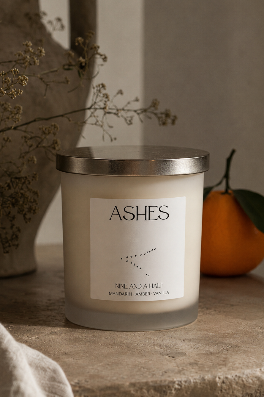 NINE AND A HALF -Ashes Candles